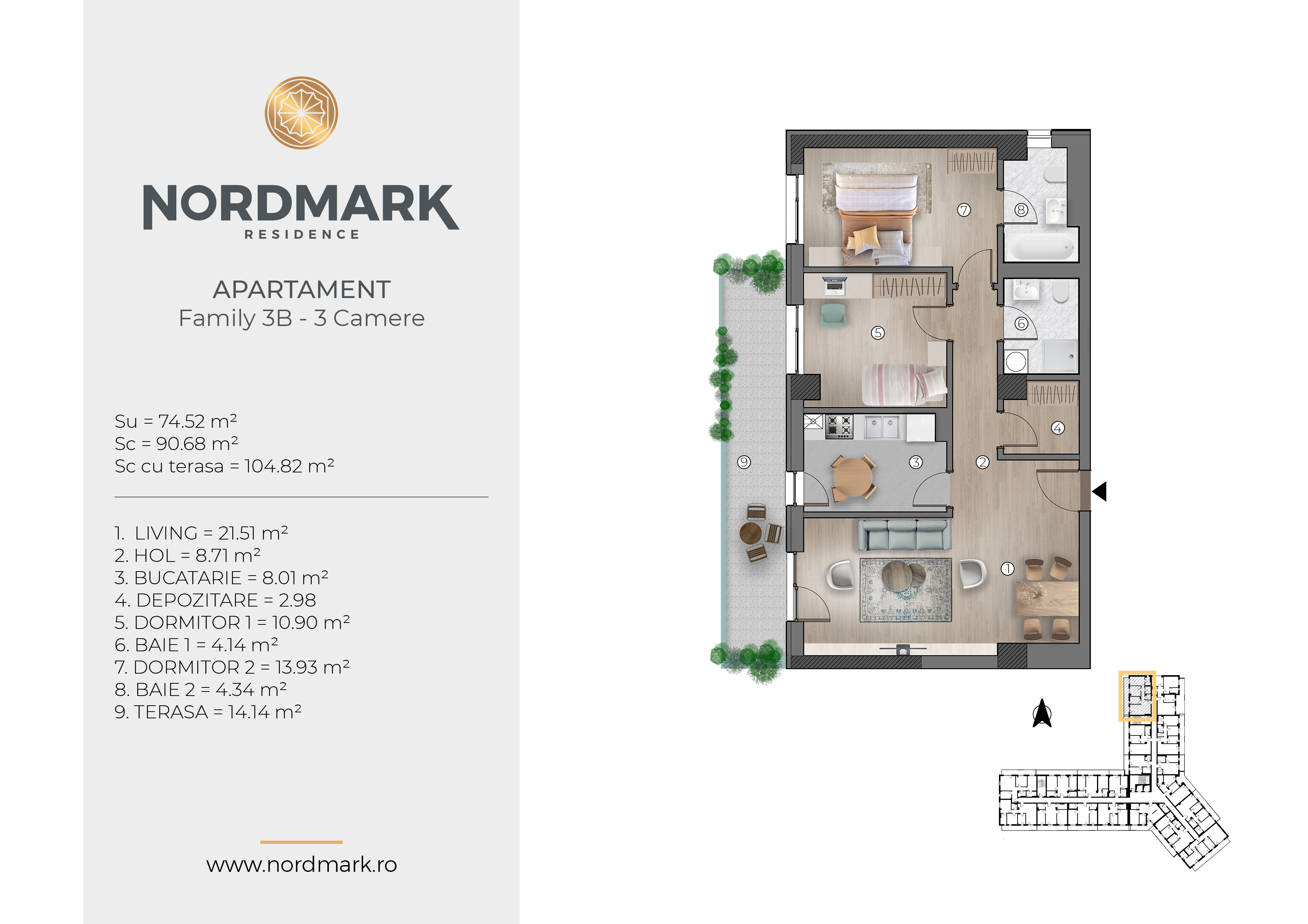 FISA APARTAMENT 307_Family 3B